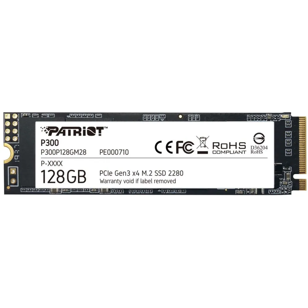 Dysk SSD 128GB Patriot P300 P300P128GM28, 2280, PCIe 3.0 x4, NVMe, 1600-600MBps | Sklep ITnes.pl, IT for BUSINESS