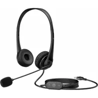 Słuchawki nauszne HP USB G2 Stereo - Czarne - 428K6AA | Sklep ITnes.pl - IT for BUSINESS