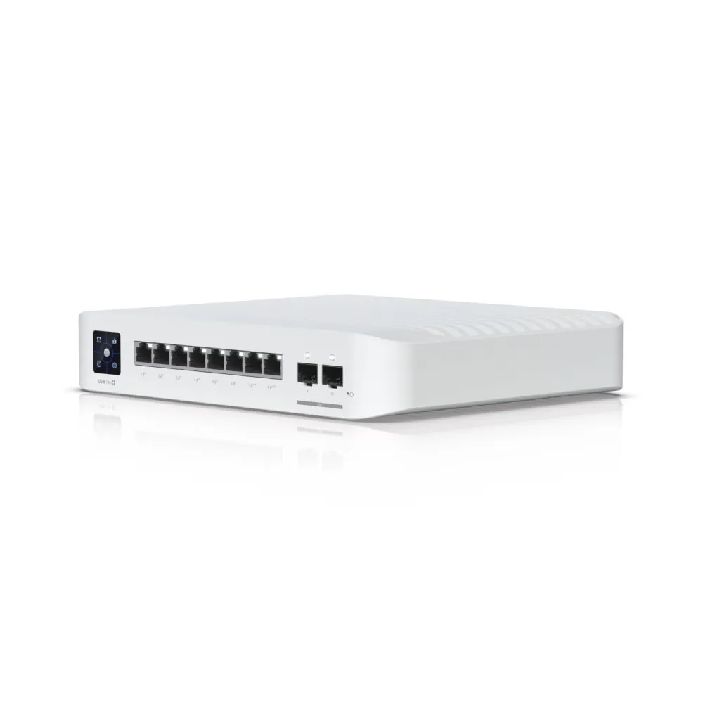 Switch zarządzalny Ubiquiti USW-PRO-8-POE-EU, 8x 1GbE RJ45, 2x 10GbE SFP+, PoE+ 120W | Sklep ITnes.pl, IT for BUSINESS