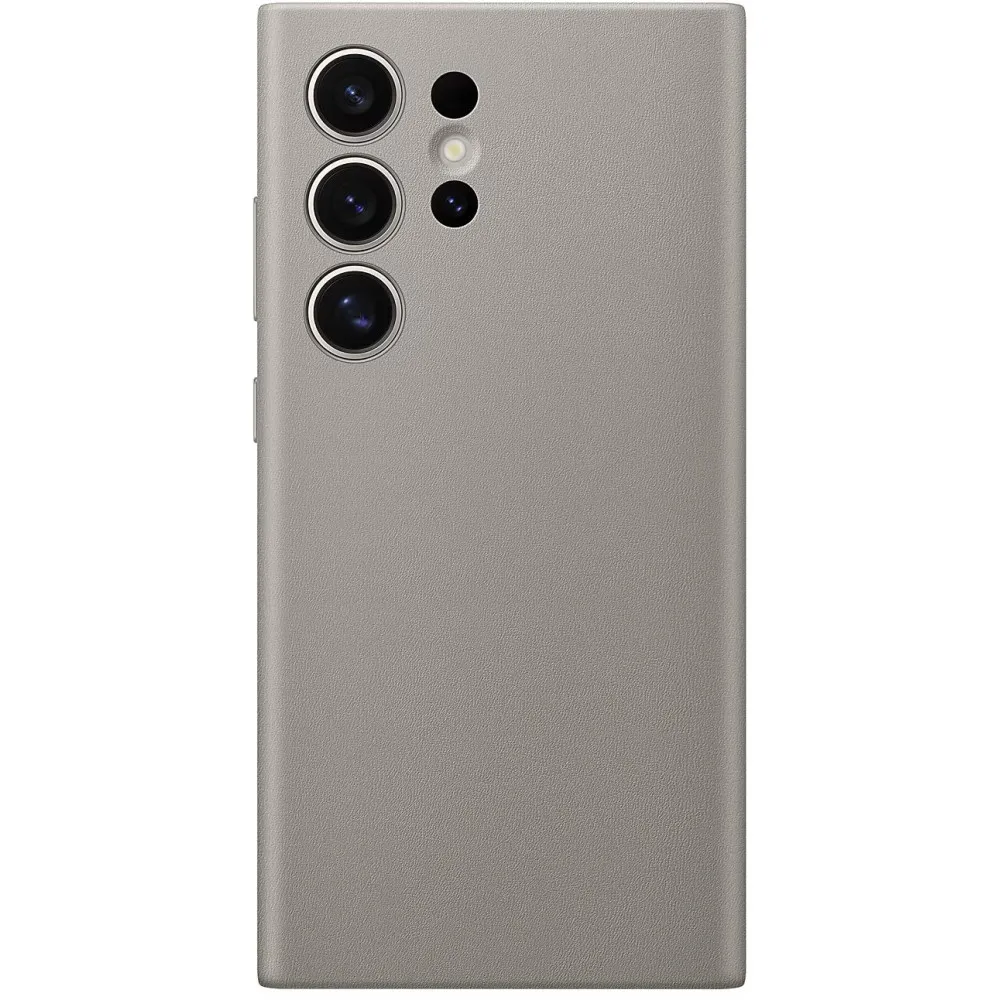 Etui na smartfon Samsung Vegan Leather Case do Galaxy S24 Ultra GP-FPS928HCAAW, Szare | Sklep ITnes.pl, IT for BUSINESS