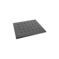 Półka do szaf 19" Lanberg AK-1003-B - 1U, udźwig do 20kg, 465 x 500mm, montaż 4 punktowy, czarna