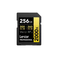 Karta pamięci Lexar SDXC 256 GB Professional 2000x LSD2000256G-BNNNG - UHS-II, 300MB|s|260MB|s, C10, V90, U3