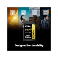 Karta pamięci Lexar SDXC 256 GB Professional 2000x LSD2000256G-BNNNG - UHS-II, 300MB|s|260MB|s, C10, V90, U3