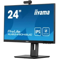 Monitor iiyama ProLite XUB2490HSUC-B5, 23,8", 1920x1080 (FHD), 60Hz, IPS, 4 ms, pivot, kamera, Czarny | Sklep ITnes.pl, IT for B