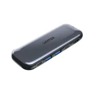 Stacja dokująca Unitek Storage USB-C M.2 HDMI 2.0 PD 100W D1046A, Kolor grafitowy | Sklep ITnes.pl, IT for BUSINESS