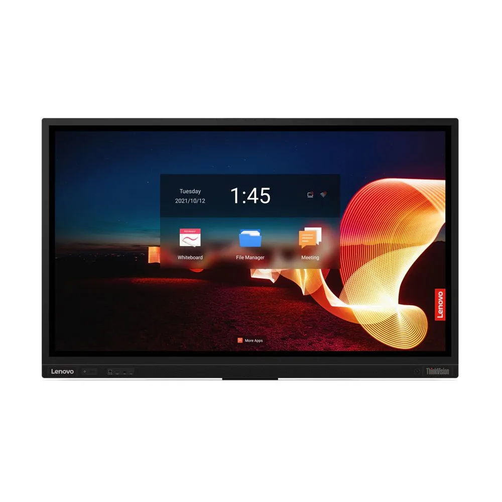 Monitor Lenovo ThinkVision 62F2WA1CEK, 65", 3840x2160 (4K), 60Hz, IPS, HDR, 8 ms, kamera, MT, USB-C | Sklep ITnes.pl, IT for BUS