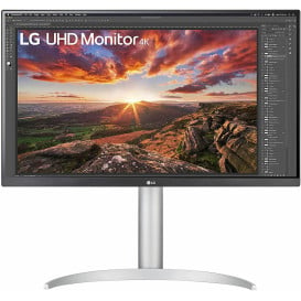 Monitor LG 27UP850-W - 27"/3840x2160 (4K)/60Hz/IPS/FreeSync/HDR/5 ms/pivot/USB-C/Srebrny