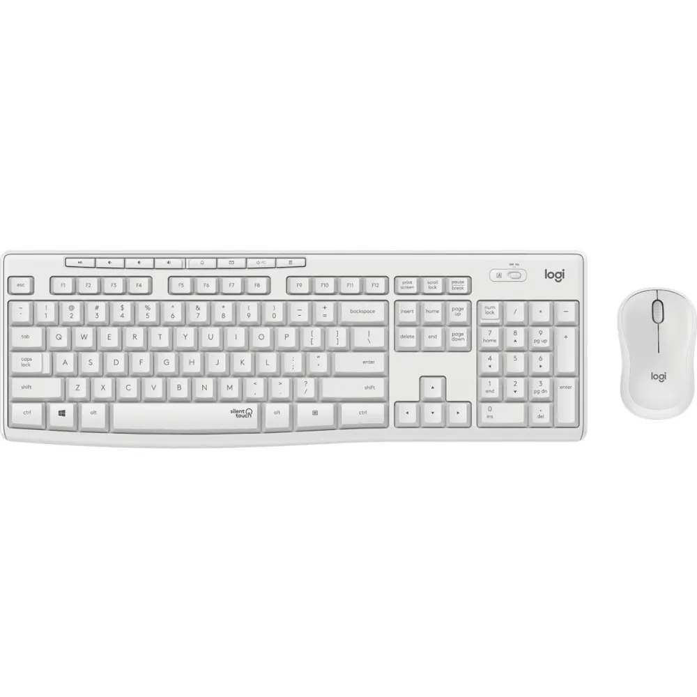 Zestaw bezprzewodowy klawiatura i mysz Logitech MK295 Silent Wireless Combo 920-009824 - Biały - 920-009824 | Sklep ITnes.pl - I
