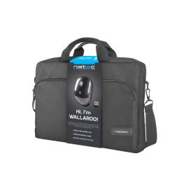 Torba na laptopa Natec Wallaroo 15,6" + mysz bezprzewodowa NTO-1304 - zdjęcie poglądowe 13