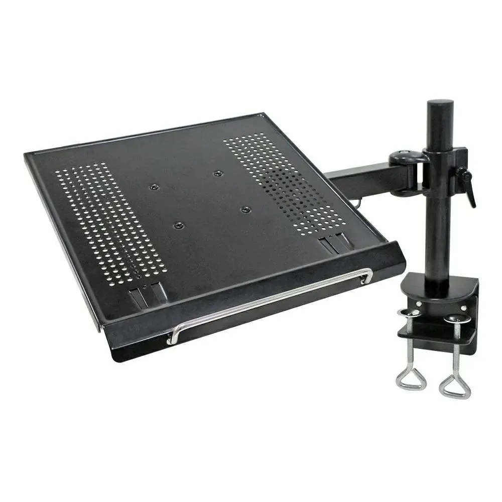 Desk Mount for Laptop, Height Adjustable, Black - NOTEBOOK-D100 | Sklep ITnes.pl - IT for BUSINESS