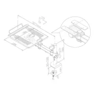 Desk Mount for Laptop, Height Adjustable, Black - NOTEBOOK-D100 | Sklep ITnes.pl - IT for BUSINESS