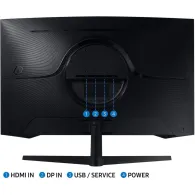 Monitor Samsung Odyssey G5 LC32G55TQBUXEN, 32", 2560x1440 (QHD), 144Hz, zakrzywiony, VA, FreeSync, HDR, 1 ms, Czarny | Sklep ITn