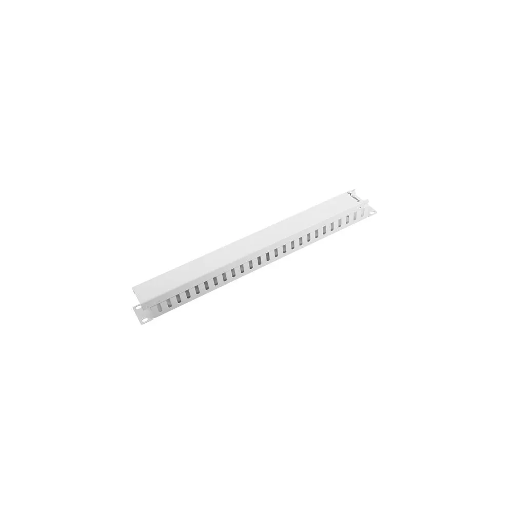 Organizer kabli 19" Lanberg AK-1201-S - 1U, szary