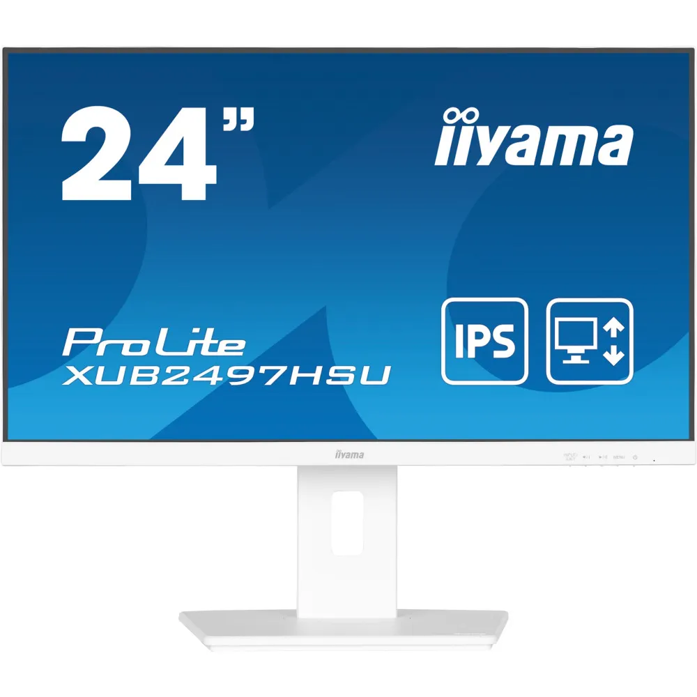 Monitor iiyama ProLite XUB2497HSU-W2, 23,8", 1920x1080 (FHD), 100Hz, IPS, 1 ms, pivot, Czarny | Sklep ITnes.pl, IT for BUSINESS