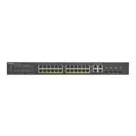 Switch zarządzalny Zyxel GS1920-24HPV2-EU0101F, 24x 1000Mbps, 4x Combo 1Gbps, POE 375W, SMART | Sklep ITnes.pl, IT for BUSINESS