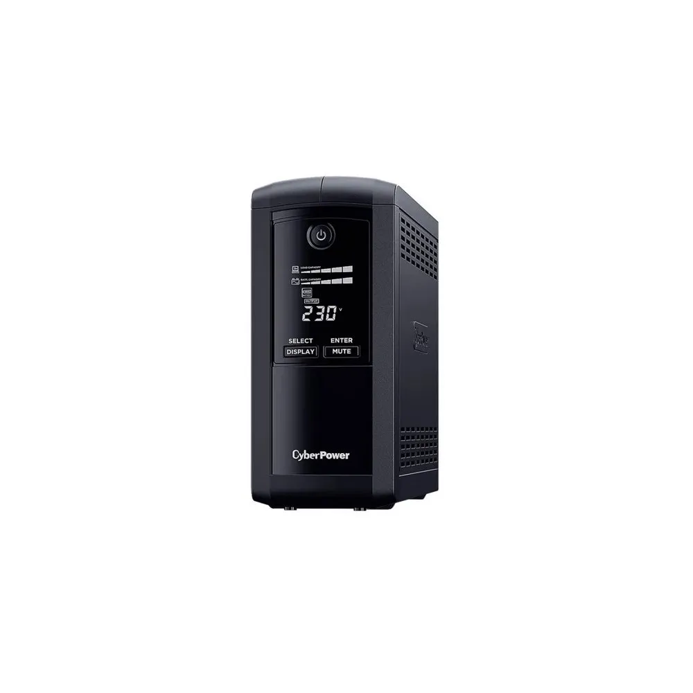 Zasilacz awaryjny UPS CyberPower VP1000EILCD, 1000VA|550W, topologia line-interactive, AV, 6 gniazd C13 | Sklep ITnes.pl, IT for