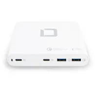 Ładowarka sieciowa Dicota Laptop Charger Universal PRO USB-C EU/UK 120W D31893, 2x USB-A, 2x USB-C, PD 3.0 120W, Biała | Sklep ITnes.pl, IT for BUSINESS