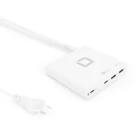 Ładowarka sieciowa Dicota Laptop Charger Universal PRO USB-C EU/UK 120W D31893, 2x USB-A, 2x USB-C, PD 3.0 120W, Biała | Sklep ITnes.pl, IT for BUSINESS