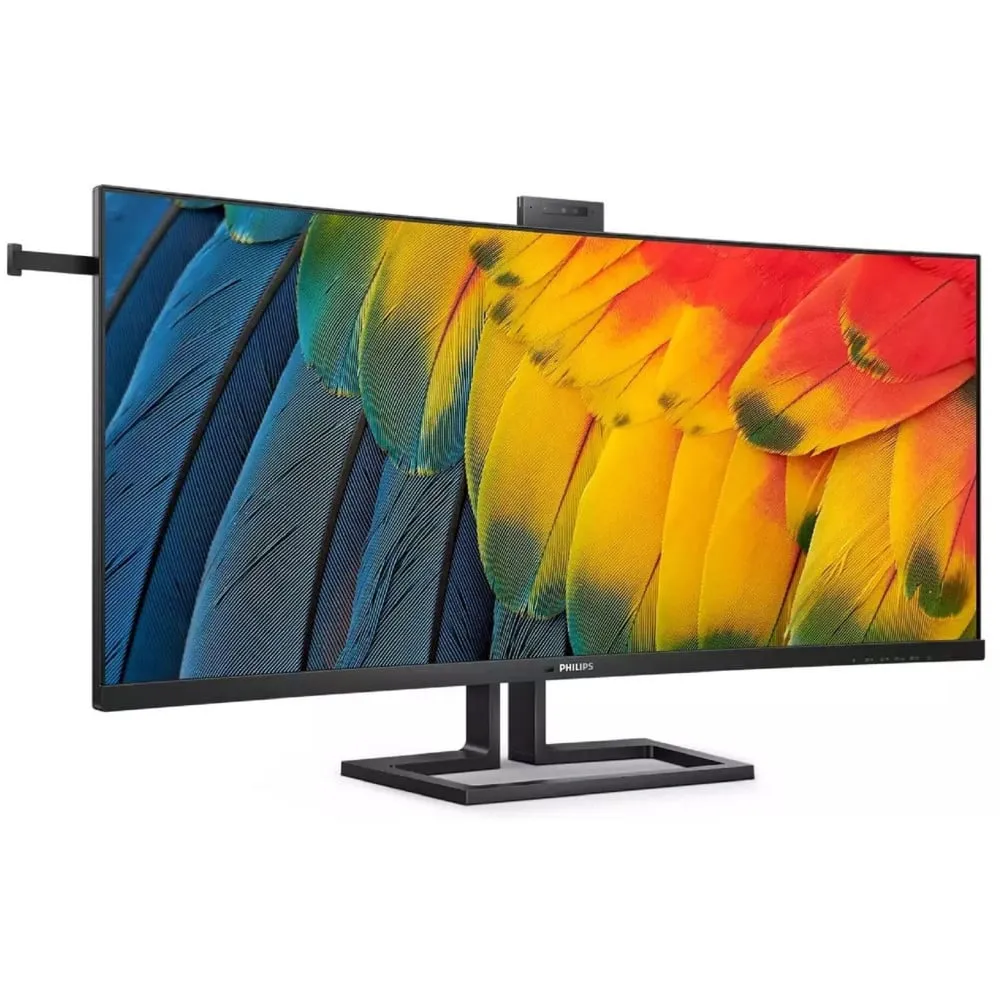 Monitor Philips 40B1U6903CH/00 - 39,7"/5120x2160 (UW5K)/50Hz/21:9/zakrzywiony/IPS/HDR/4 ms/kamera/USB-C/Czarny - zdjęcie