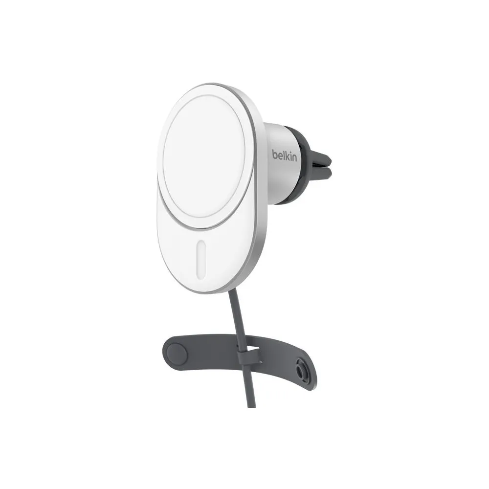 Ładowarka indukcyjna Belkin BoostCharge Pro Magnetic Wireless Car Charger with Qi2 15W WIC008BTGR-NCV2 - Biała