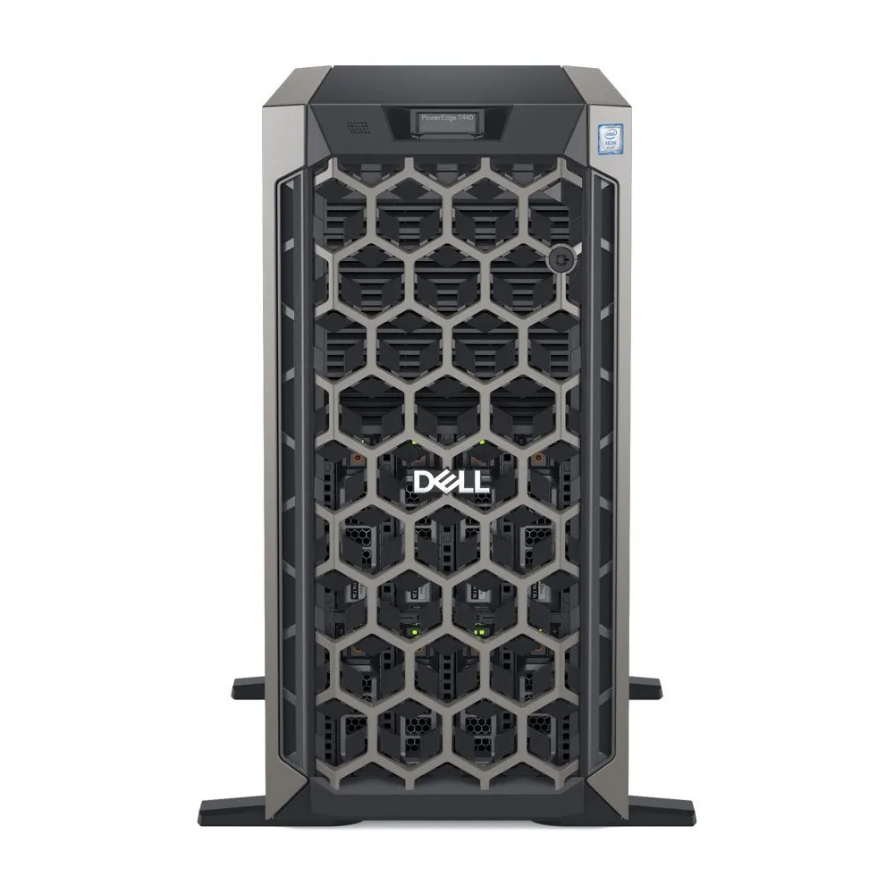 Serwer Dell PowerEdge T440 PET440PLM02, Tower, Intel Xeon Scalable 4210, 16GB, 1x(1x240GB), 2xLAN, 3 lata On-Site | Sklep ITnes.