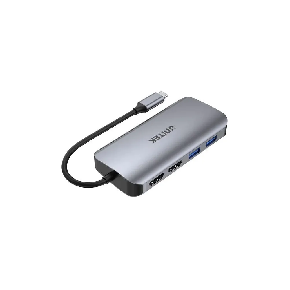Stacja dokująca Unitek 8-in-1 USB-C Hub D1122A01 - Szara