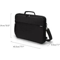 Torba na laptopa Dicota Multi ONE 15-17,3" D32089-RPET, Poliester, Czarna | Sklep ITnes.pl, IT for BUSINESS