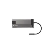 Stacja dokująca Natec Fowler Plus USB-C - Szara, Czarna - NMP-1690 | Sklep ITnes.pl - IT for BUSINESS