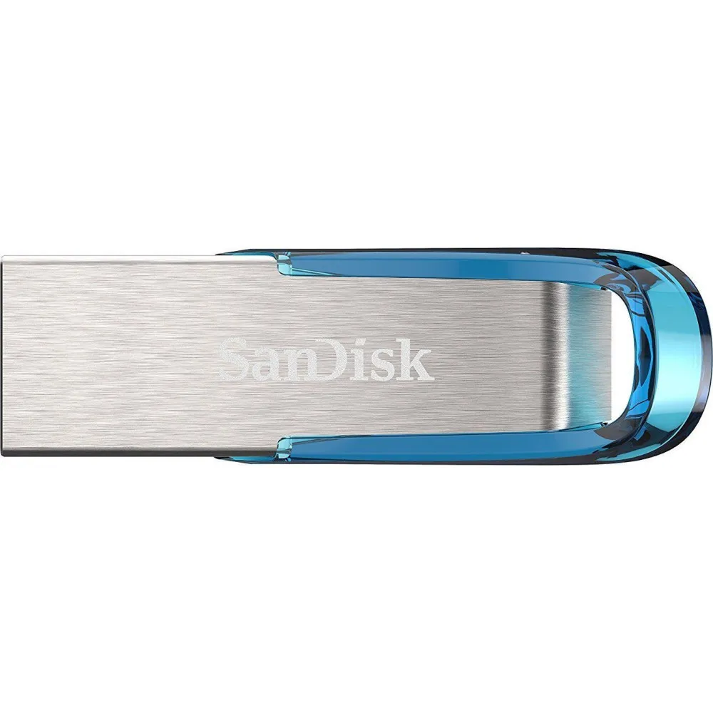 Pendrive SanDisk 32GB Ultra Flair USB 3.0 150 MB/s SDCZ73-032G-G46B - Kolor srebrny, Niebieski | Sklep ITnes.pl - IT for BUSINES