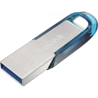 Pendrive SanDisk 32GB Ultra Flair USB 3.0 150 MB/s SDCZ73-032G-G46B - Kolor srebrny, Niebieski | Sklep ITnes.pl - IT for BUSINES
