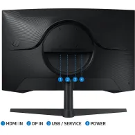 Monitor Samsung Odyssey G5 G55C LS27CG552EUXEN, 27", 2560x1440 (QHD), zakrzywiony, VA, FreeSync, 1 ms, Czarny | Sklep ITnes.pl, 