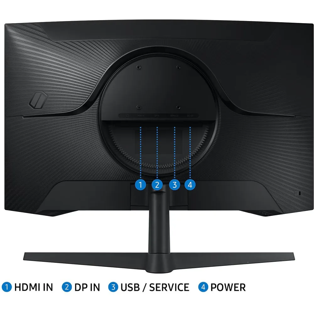 Monitor Samsung Odyssey G5 G55C LS27CG552EUXEN - 27"/2560x1440 (QHD)/zakrzywiony/VA/FreeSync/1 ms/Czarny - zdjęcie