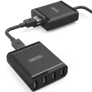 Adapter przedłużacz Unitek USB 2.0 (M/F) Y-2516, Czarny, 4 porty | Sklep ITnes.pl, IT for BUSINESS