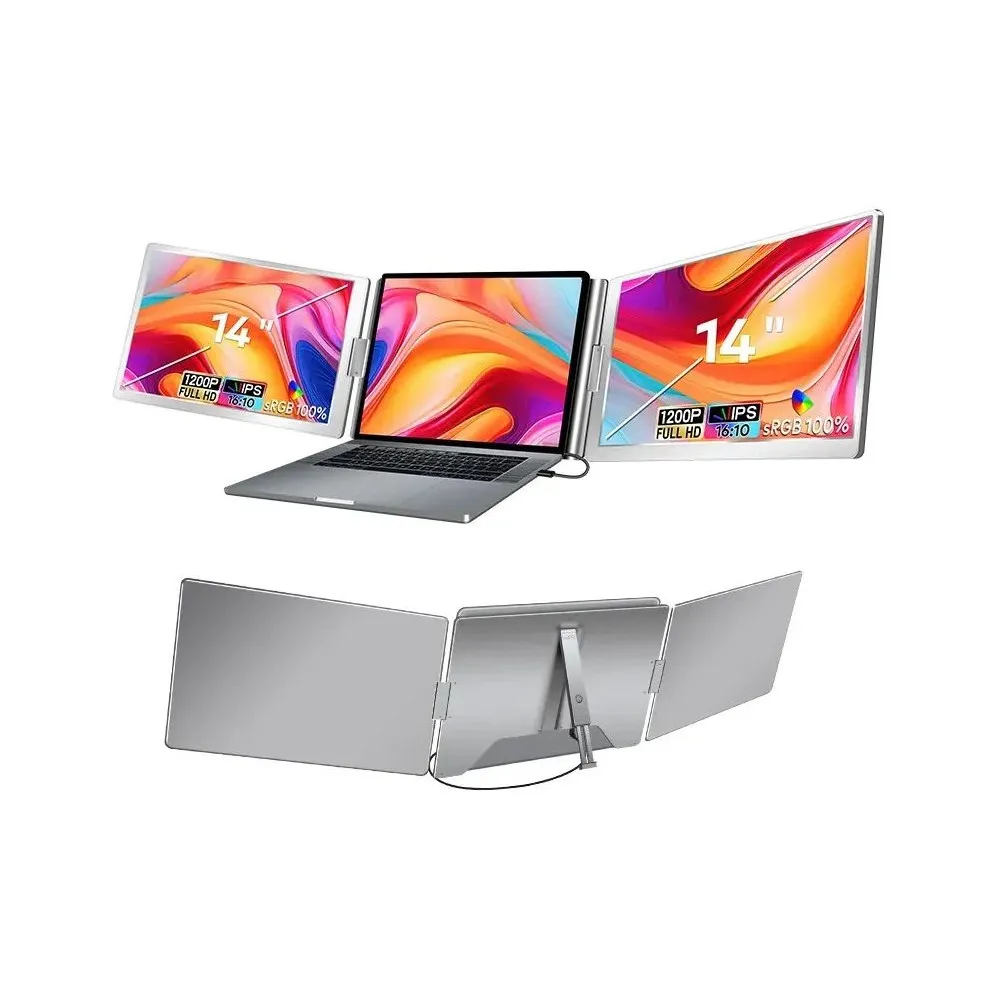 Monitor Extralink EX.21571, 14", 1920x1200 (WUXGA), 16:10, IPS, USB-C, Srebrny | Sklep ITnes.pl, IT for BUSINESS