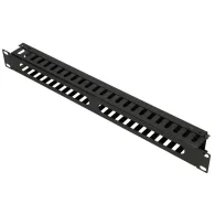 Organizer kabli 19" Extralink EX.9700 - 1U, czarny