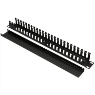 Organizer kabli 19" Extralink EX.9700 - 1U, czarny