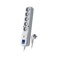 Listwa zasilająca przeciwprzepięciowa Lestar LV-530W 1966000750 - 3 m, Szara | Sklep ITnes.pl - IT for BUSINESS