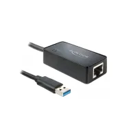 Zewnętrzna karta sieciowa LAN Delock 62121 USB-A do RJ-45, 50 cm, USB 3.0, 10|100|1000 Mbps, Czarna | Sklep ITnes.pl, IT for BUS
