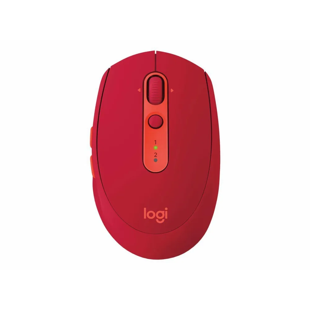 Mysz bezprzewodowa Logitech M590 Multi Device Silent 910-005199, Bluetooth, USB, 1000 DPI, Czerwona | Sklep ITnes.pl, IT for BUSINESS
