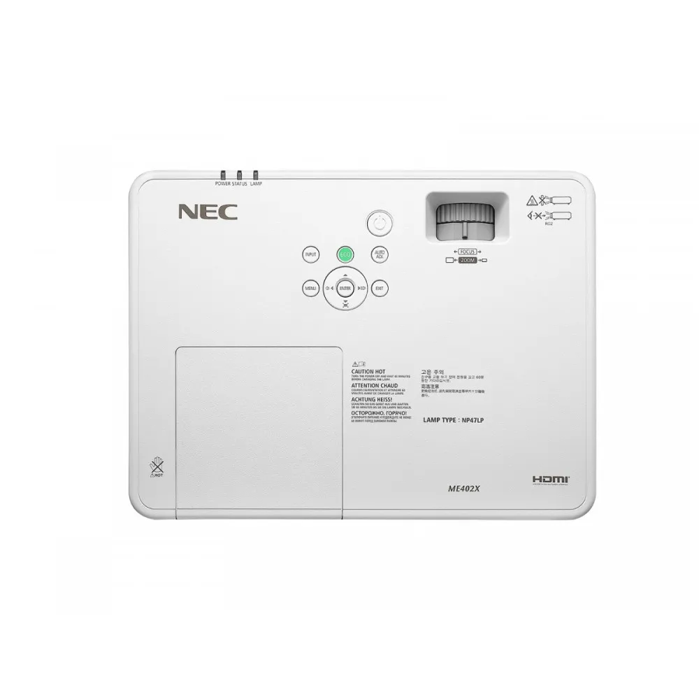 Projektor NEC ME402X 60004506 - 1024x768 (XGA)/4:3/4000 lm/16000:1/4 000 godzin - zdjęcie