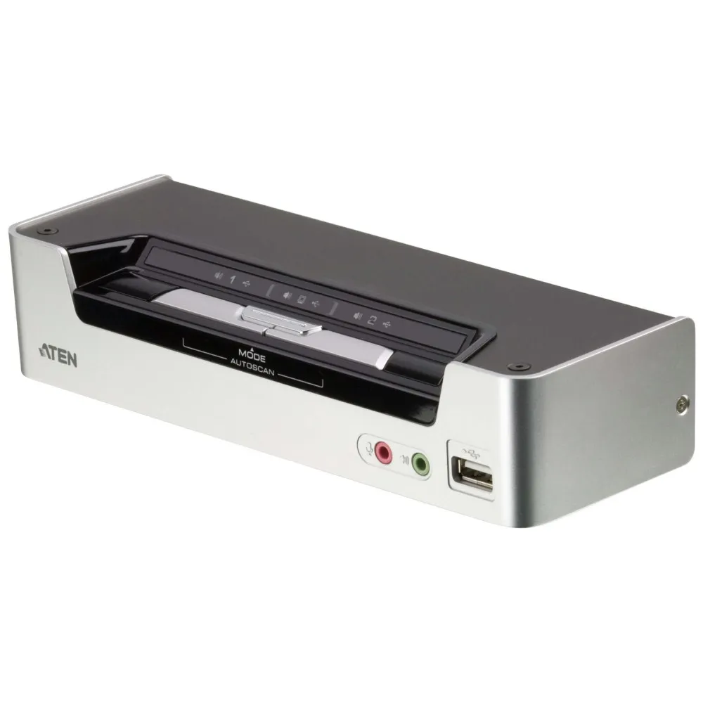 Przełącznik KVM Aten CS1792-AT-G - kontrola 2 komputerów, wbudowany koncentrator USB 2.0, porty HDMI | Sklep ITnes.pl - IT for B