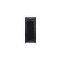 Szafa rack 19" 27U Lanberg FF01-6627-12BL, 600 x 600 x 1461 mm, drzwi szklane | Sklep ITnes.pl, IT for BUSINESS