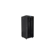Szafa rack 19" 27U Lanberg FF01-6627-12BL, 600 x 600 x 1461 mm, drzwi szklane | Sklep ITnes.pl, IT for BUSINESS