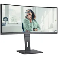 Monitor AOC CU34P3CV, 34", 3440x1440 (UWQHD), 100Hz, 21:9, zakrzywiony, VA, 4 ms, Czarny | Sklep ITnes.pl, IT for BUSINESS