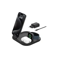 Ładowarka indukcyjna Belkin BoostCharge 3-in-1 Magnetic Foldable Wireless Charger with Qi2 15W WIZ029VFBK - Czarna