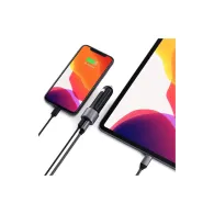 Ładowarka samochodowa Satechi Dual 72W ST-TCPDCCM - USB-C 60W, USB-A 12W, Szara, Czarna
