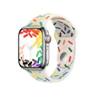 Pasek sportowy Apple Pride Edition MUQ43ZM/A - 45 mm, M|L, Wielokolorowy