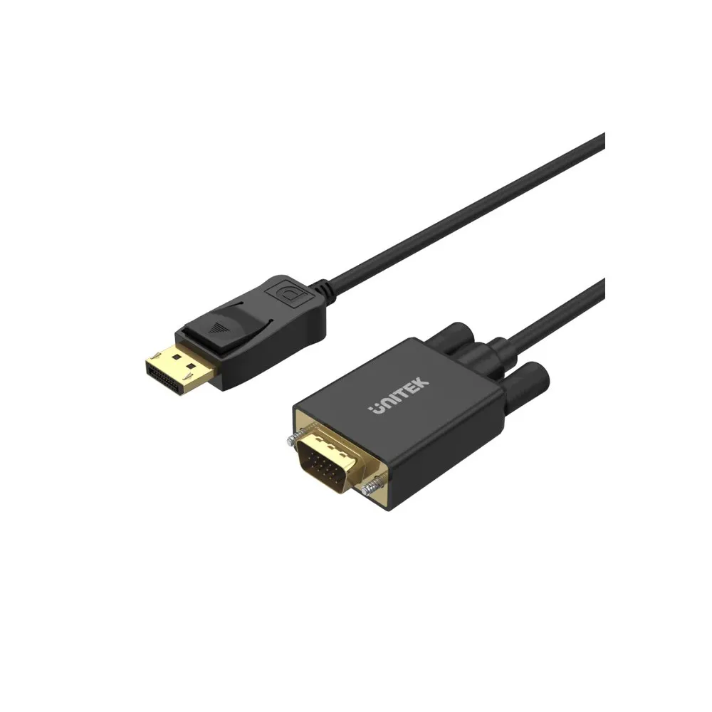Kabel adapter Unitek Y-5118F DisplayPort do VGA, 1,8m | Sklep ITnes.pl, IT for BUSINESS Kabel adapter Unitek Y-5118F DisplayPort do VGA, 1,8m | Sklep ITnes.pl, IT for BUSINESS