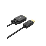 Kabel adapter Unitek Y-5118F DisplayPort do VGA, 1,8m | Sklep ITnes.pl, IT for BUSINESS