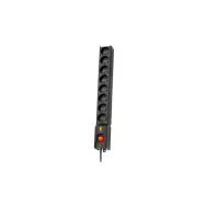 Listwa antyprzepięciowa Lestar LX 810 1L 1966004055 - 3 m, 8 gniazd, Czarna | Sklep ITnes.pl - IT for BUSINESS